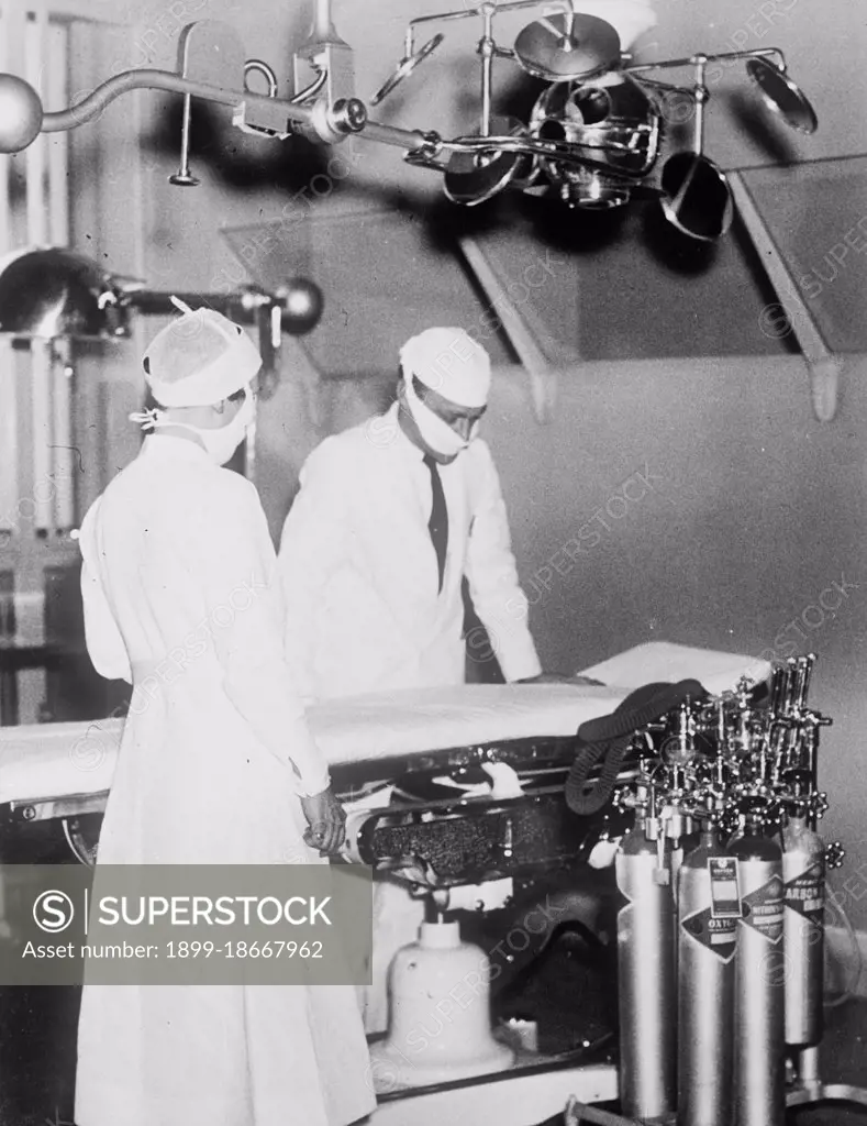 Modern surgery circa 1905-1945.