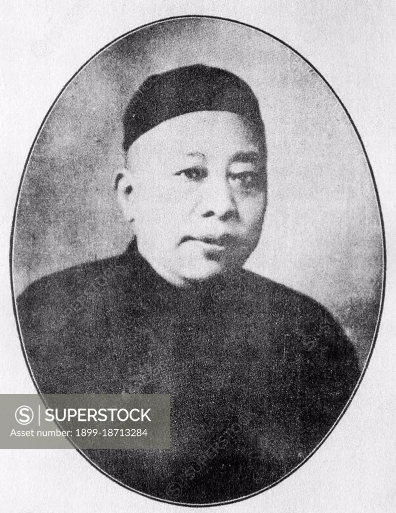 Born in 1868 in Suzhou, his father was a constable in Suzhou before the family migrated to Shanghai to open a teahouse. During his childhood, Huang contracted a bad case of smallpox. While his subordinates called him 'Grand Master Huang', behind his back everyone called him 'Pockmarked Huang'. Huang went to work at his fathers teahouse, which was not very far from the Zhengjia Bridge near the French Concession. The bridge in those days sheltered a large population of hustlers and crooks. Huang Jinrong fitted right in, and organised many of them into a gang who later became his sworn followers. Aged 24, Huang passed the entrance exams and entered the French Concession police force, the Garde Municipale in 1892. Being strong, brash and capable, he did very well and became a detective in the Criminal Justice Section (Police Judiciaire). With the exception of a brief sojourn to Suzhou, Huang served continuously in the Police Judiciaire for twenty years until his retirement in 1925 after s