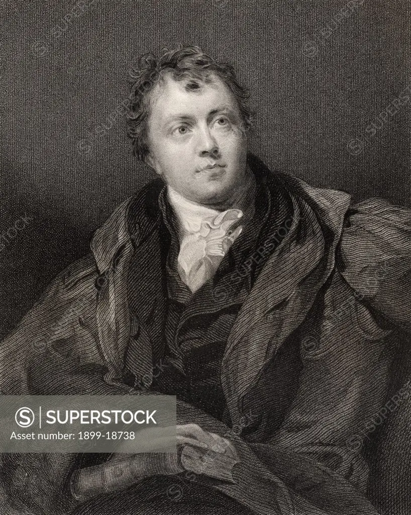 Sir James Mackintosh 1765 to 1832 English philosopher and prominent Whig Engraved by J Cochran after Sir T Lawrence From the book National Portrait Gallery volume IV published c 1835