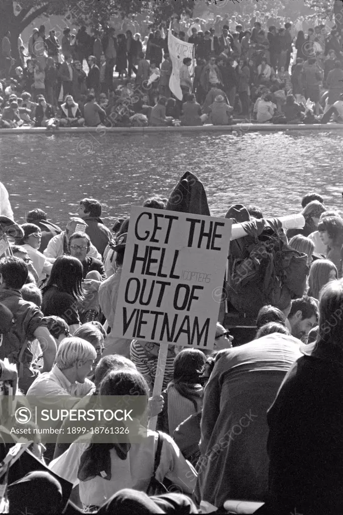 Vietnam War Protest at the United States Capitol, Washington, DC, 1967. GG Vintage Images