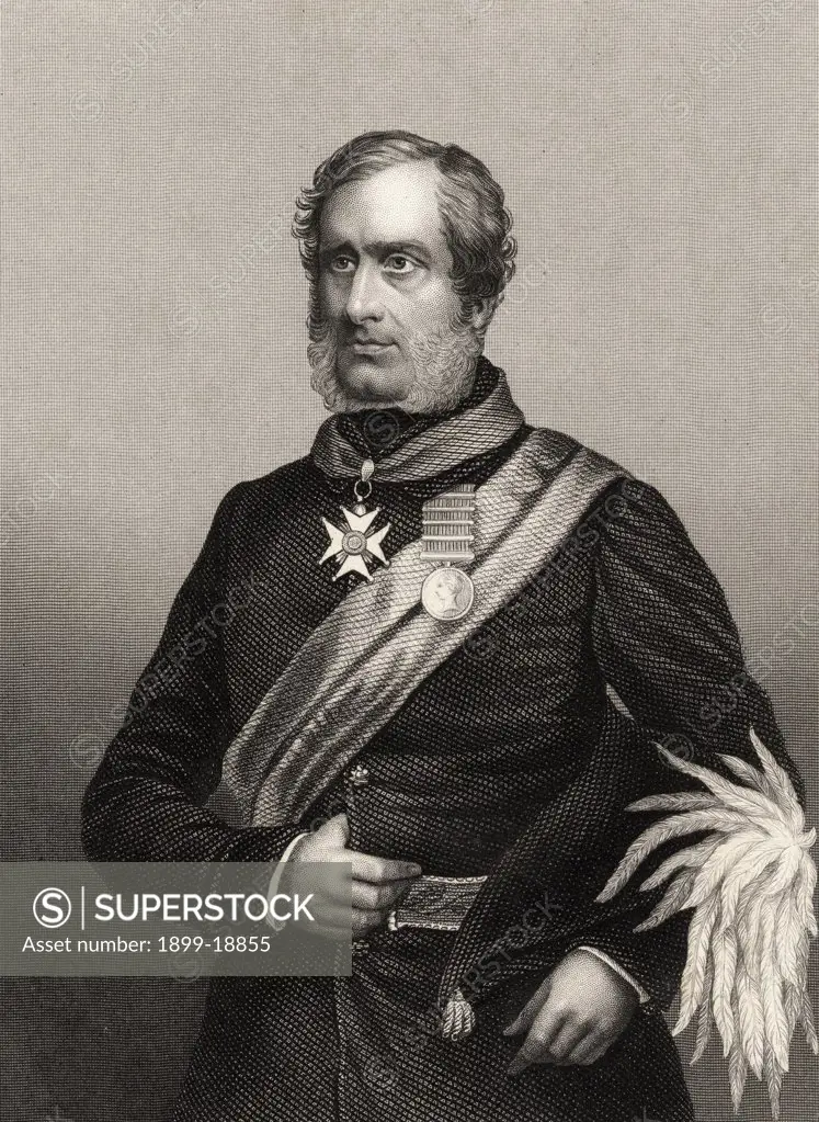 Major General Sir Henry Havelock 1795 to 1857 Britsh General From The History of the Indian Mutiny published 1858