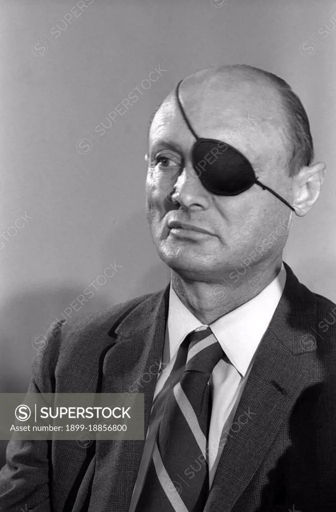 Moshe Dayan (20 May 1915 - 16 October 1981) was an Israeli military leader and politician. He was the second child born on the first kibbutz, but he moved with his family in 1921, and he grew up on a moshav (Israeli village or settlement). As commander of the Jerusalem front in Israel's War of Independence, Chief of staff of the Israel Defense Forces (1953-58) during the 1956 Suez Crisis, but mainly as Defense Minister during the Six-Day War, he became a fighting symbol of the new state of Israel. After being blamed for the army's lack of preparation before the outbreak of the 1973 Yom Kippur War, and for his failure of nerve during the war, he left the military and joined politics. As Foreign Minister Dayan played an important part in negotiating the peace treaty between Egypt and Israel.
