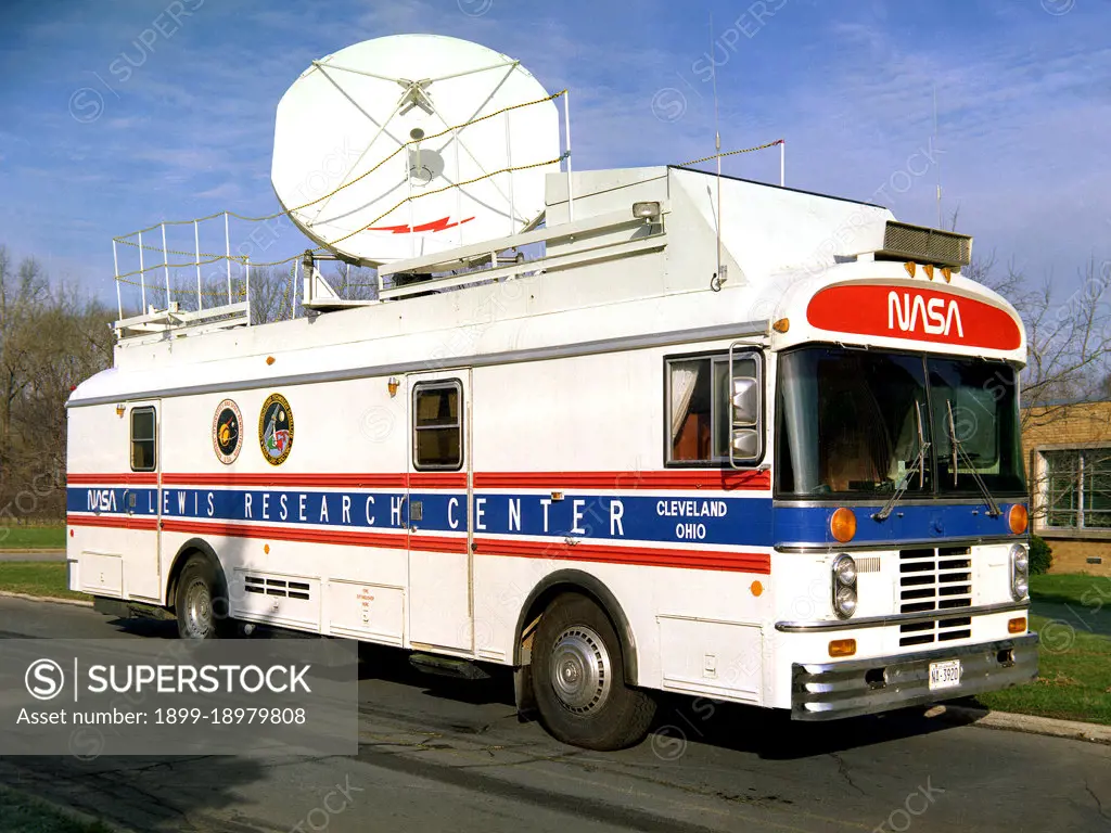 This vehicle served as a mobile terminal for the Communications Technology Satellite. The Communications Technology Satellite was an experimental communications satellite launched in January 1976 by the National Aeronautics and Space Administration (NASA) and the Canadian Department of Communications. 