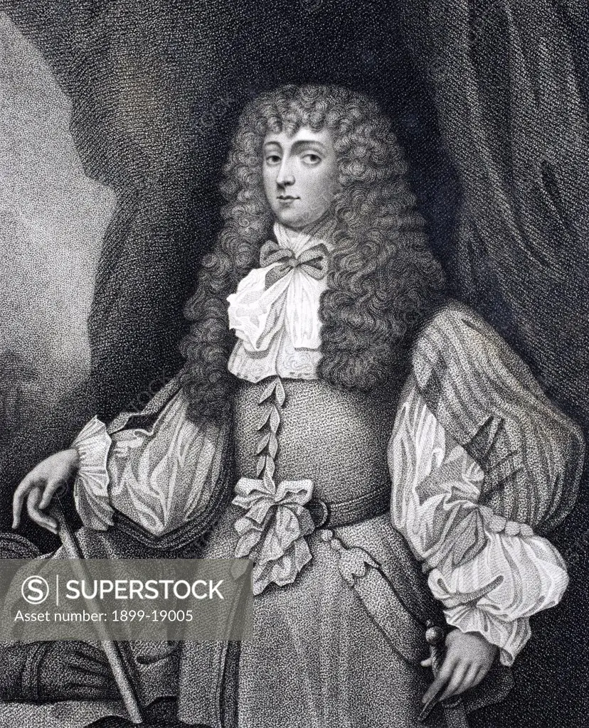 Frances Teresa Stewart, Duchess of Richmond and Lennox 1648 to 1702 mistress of Charles II Also known as La Belle Stuart Model for image of Britannia Drawn by Johnson from painting by James Huysman engraved by Rivers from Iconographia Scotica or Portraits of Illustrious Persons of Scotland by John Pinkerton published London 1797