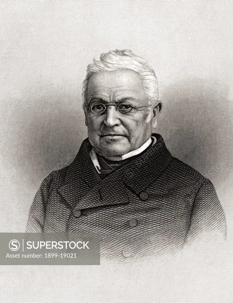 Marie Joseph Louis Adolphe Thiers 1797 1877 French statesman journalist and historian From a 19th century engraving