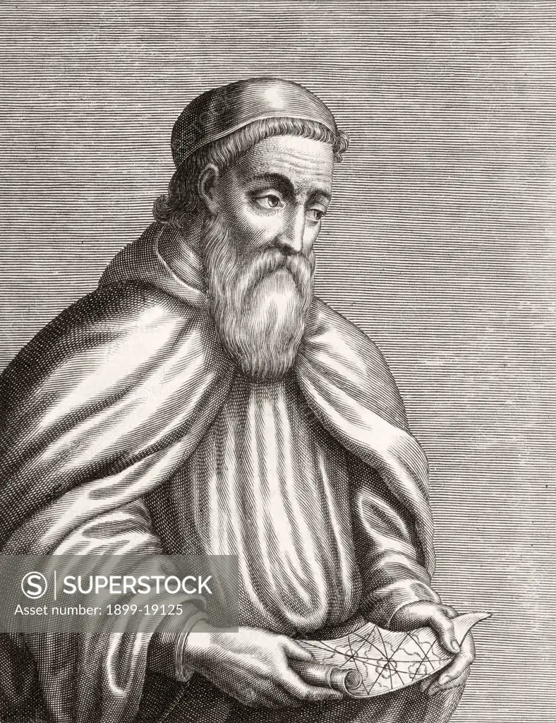 Amerigo Vespucci 1454 to 1512 also known as Americus Vespucius. Italian explorer and cartographer. From an early 19th century engraving.