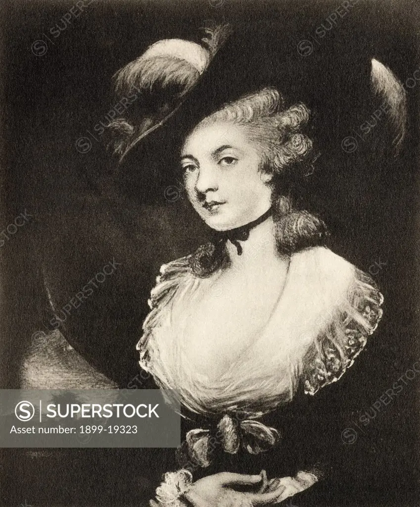 Mrs Robinson after Sir Joshua Reynolds Mary Perdita Robinson 1757 or 1758 to 1800 English poet novelist and actress
