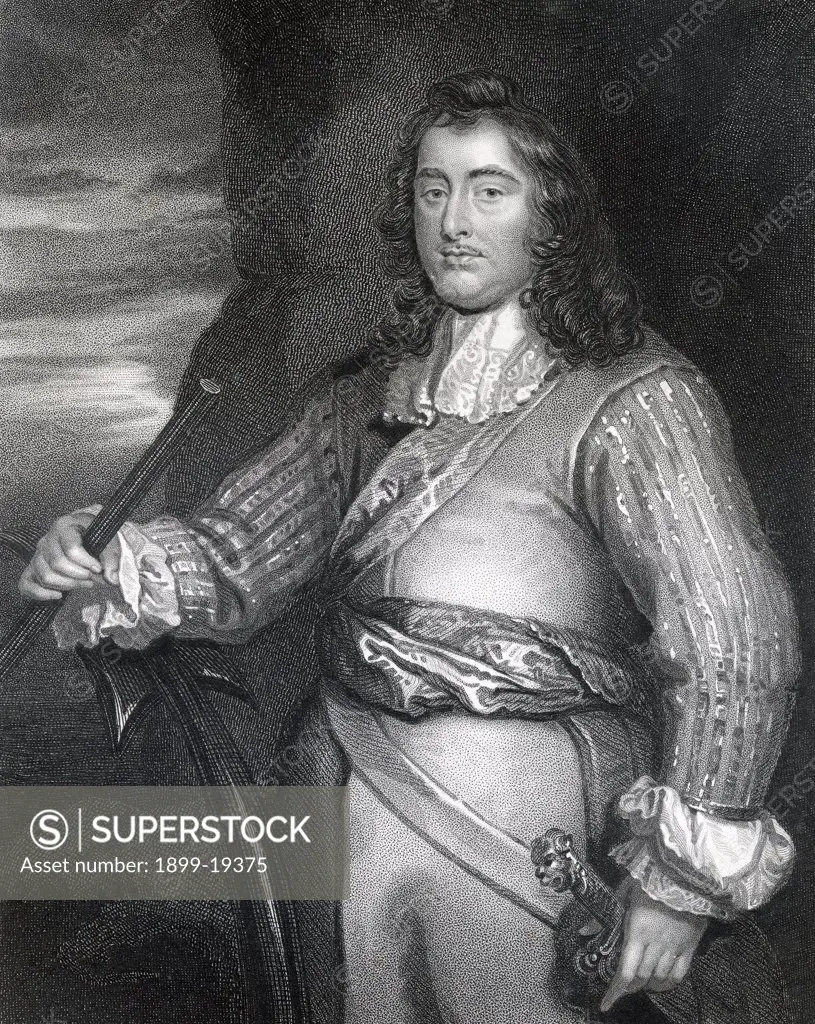 George Monck 1st Duke of Albemarle Earl of Torrington Baron Monck of Potheridge Beauchamp and Teyes 1608 to 1670 English general who fought in Ireland and Scotland during English Civil Wars Engraved by W T Mote From the book The National Portrait Gallery Volume IV published c1820