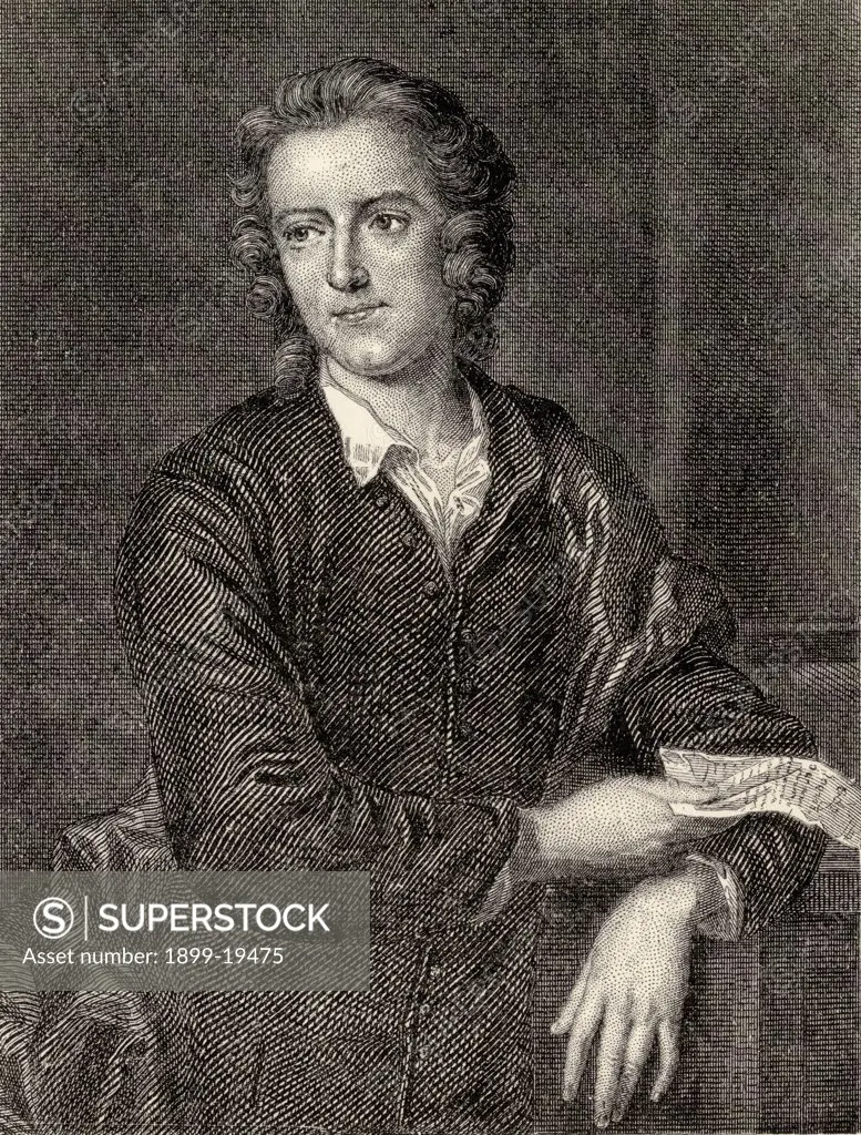 Thomas Gray 1716 - 1771 English poet, classical scholar and university professor After painting by John Giles Eccardt From Memoirs of Eminent Etonians by Sir Edward Creasy published London 1876