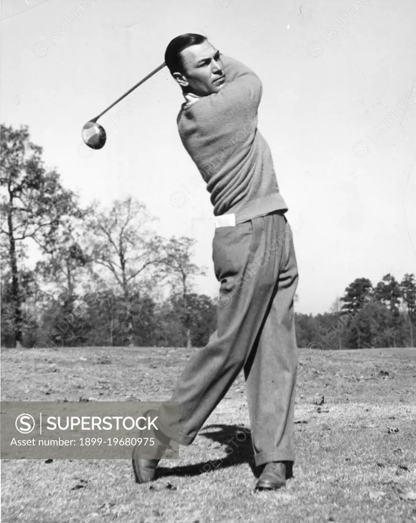 U.S. golfer Ben Hogan, winner of the 1950 and 1951 National (U.S.) Open tournament championships. 1951. 