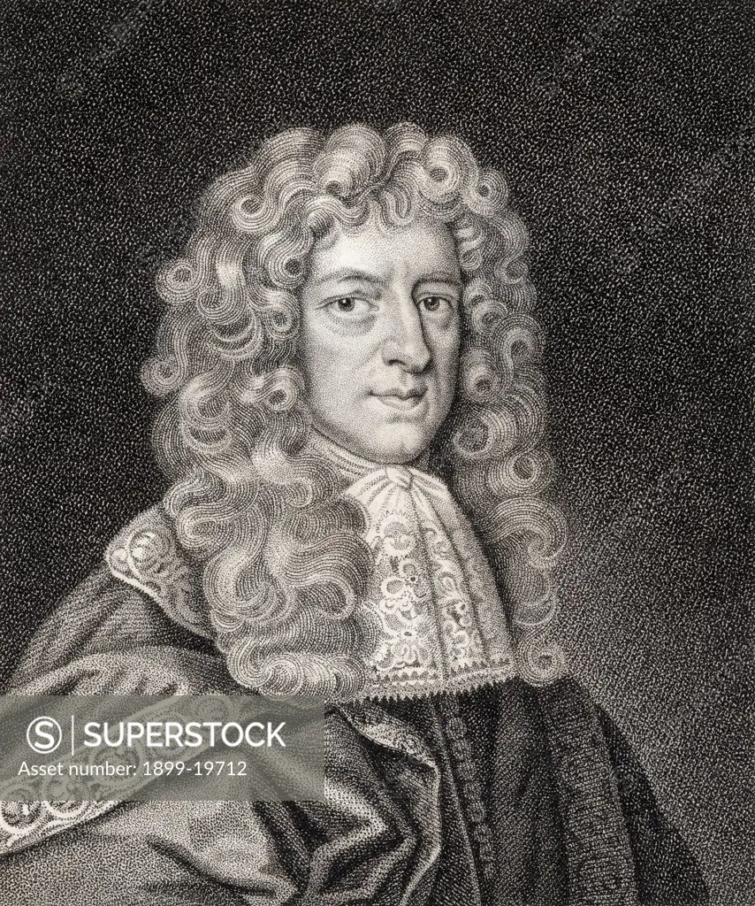 Anthony Ashley Cooper 3rd Earl of Shaftesbury 1671 - 1713 English politician philosopher and writer Engraved by Birril from the book A catalogue of Royal and Noble Authors Volume IV published 1806