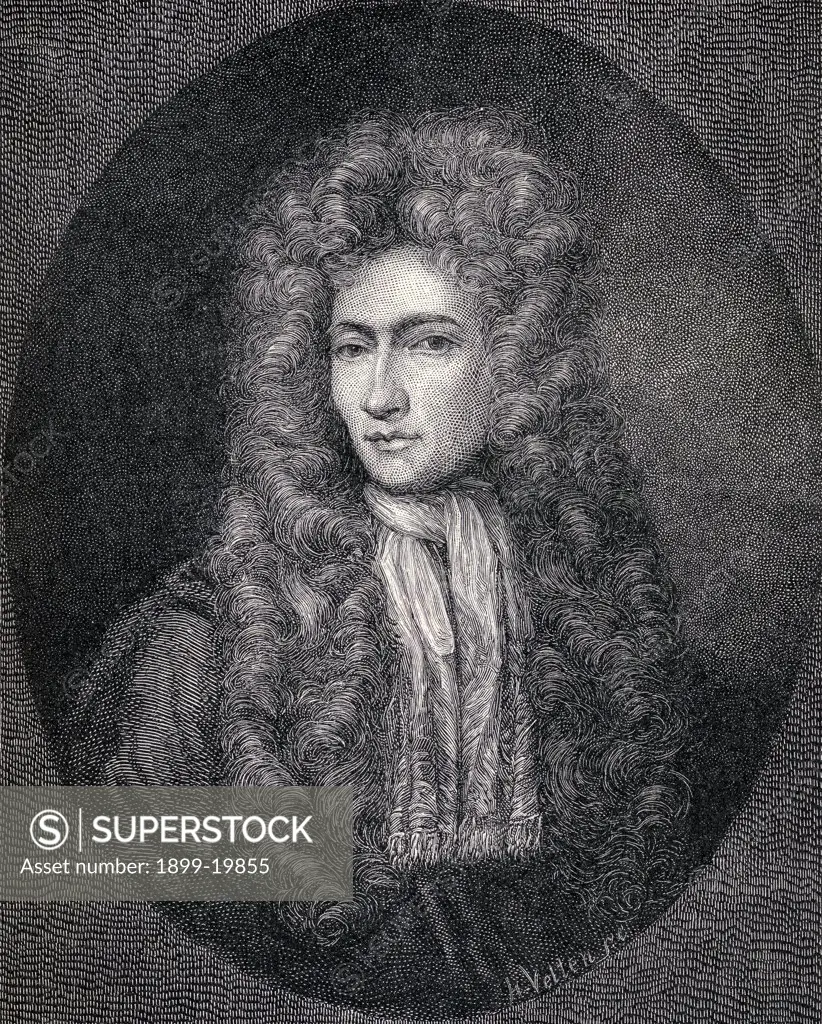 Robert Boyle 1627-1691 Anglo-Irish chemist natural philosopher physicist and inventor From the book The Century Illustrated Monthly Magazine May to October 1883