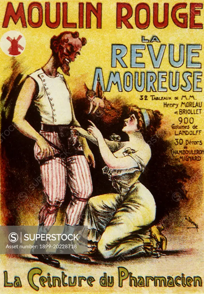 Poster for Le Revue Amoureuse. 