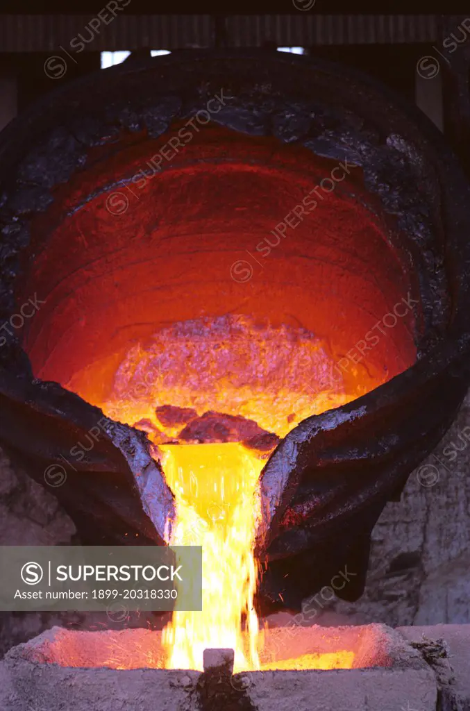 Copper, silver, lead, zinc smelter Mount Isa Mines, Mount Isa, Queensland, Australia