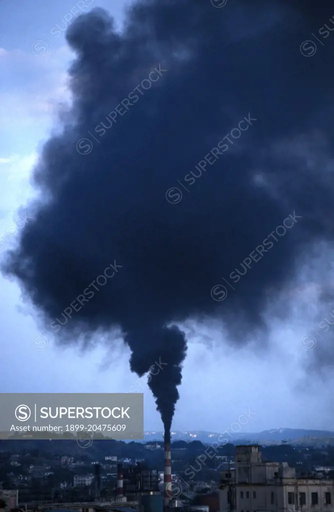 Factory smoke, Cuba. 