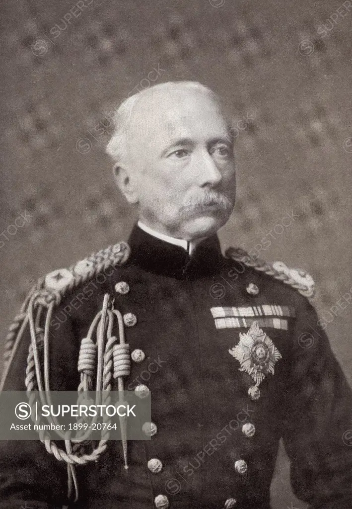 Field Marshal Garnet Joseph Wolseley, 1st Viscount Wolseley, 1833 to 1913. British army officer. From the book South Africa and the Transvaal War, Volume 1 by Louis Creswicke, published 1900.