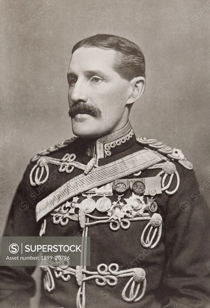 General Sir Horace Lockwood Smith-Dorrien, 1858 to 1930. British soldier and commander of the British II Corps. From South Africa and the Transvaal War, by Louis Creswicke, published 1900.
