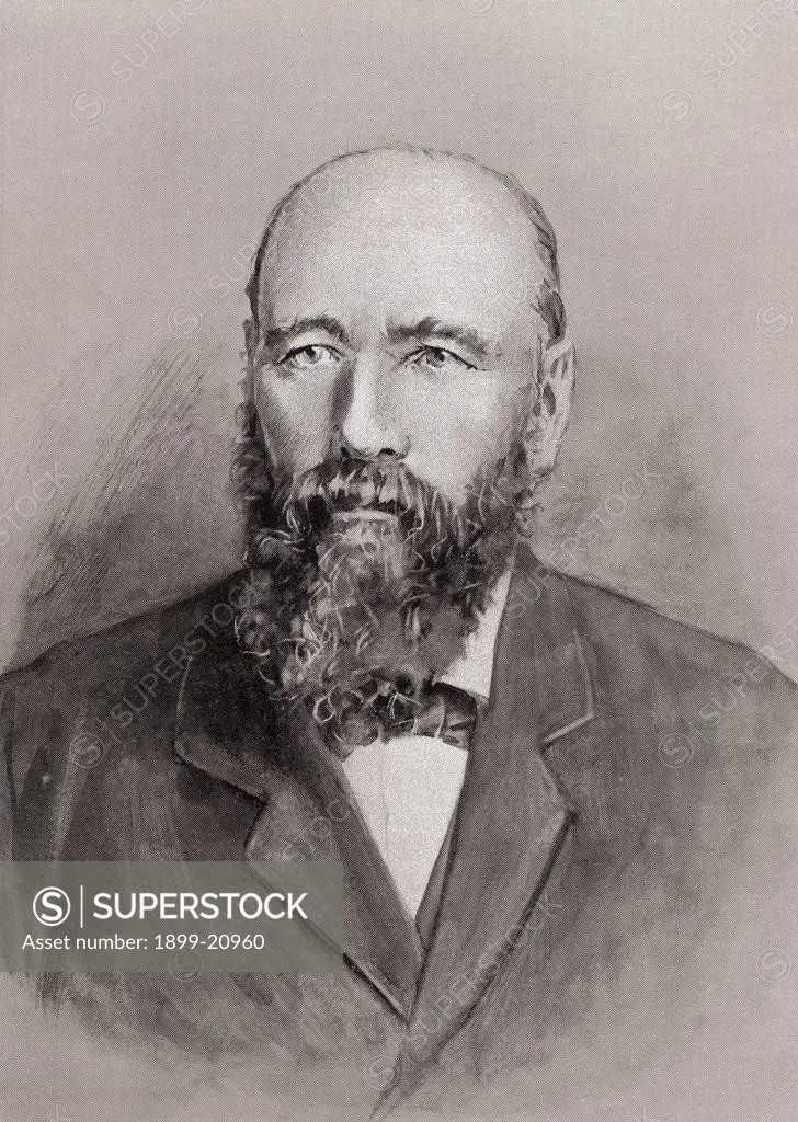 Pieter Arnoldus Cronje, commonly known as Piet Cronje, 1836 to 1911. General of the South African Republic's military forces. From the book South Africa and the Transvaal War by Louis Creswicke, published 1900.