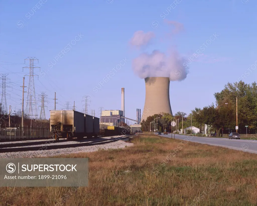 Nipsco Power Station, Michigan City, Indiana, USA. 