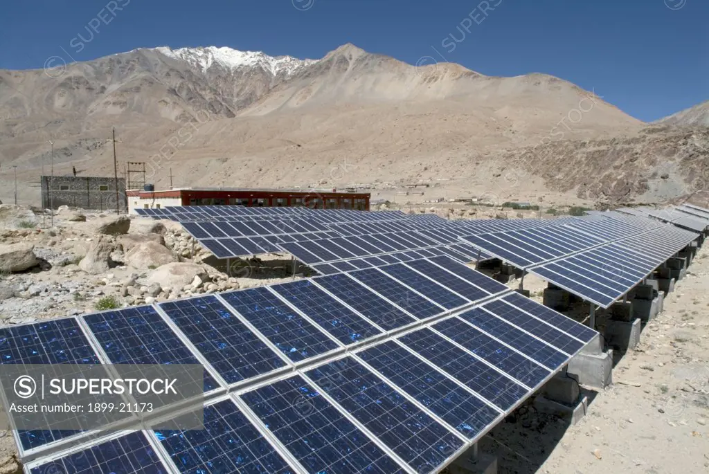 Solar Power Plant, Ladakh Ecological Developement Group. 