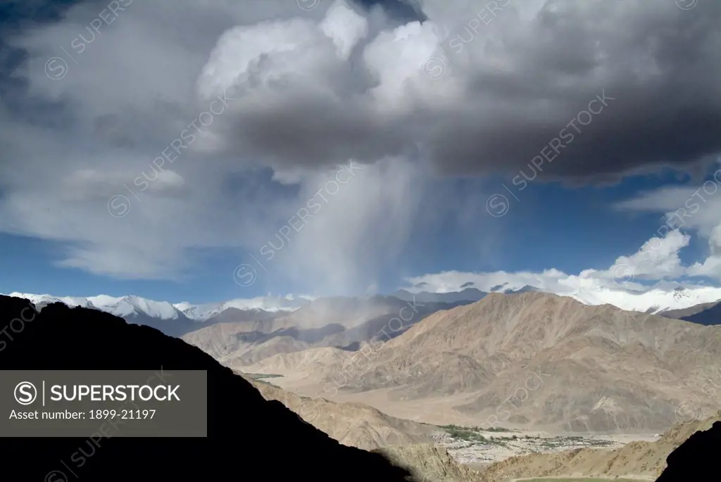 Cloudburst, Himalayas. 