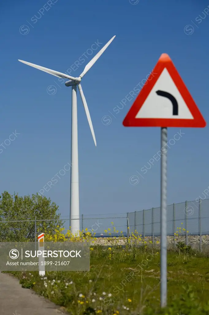 Turn to wind energy', Denmark. 