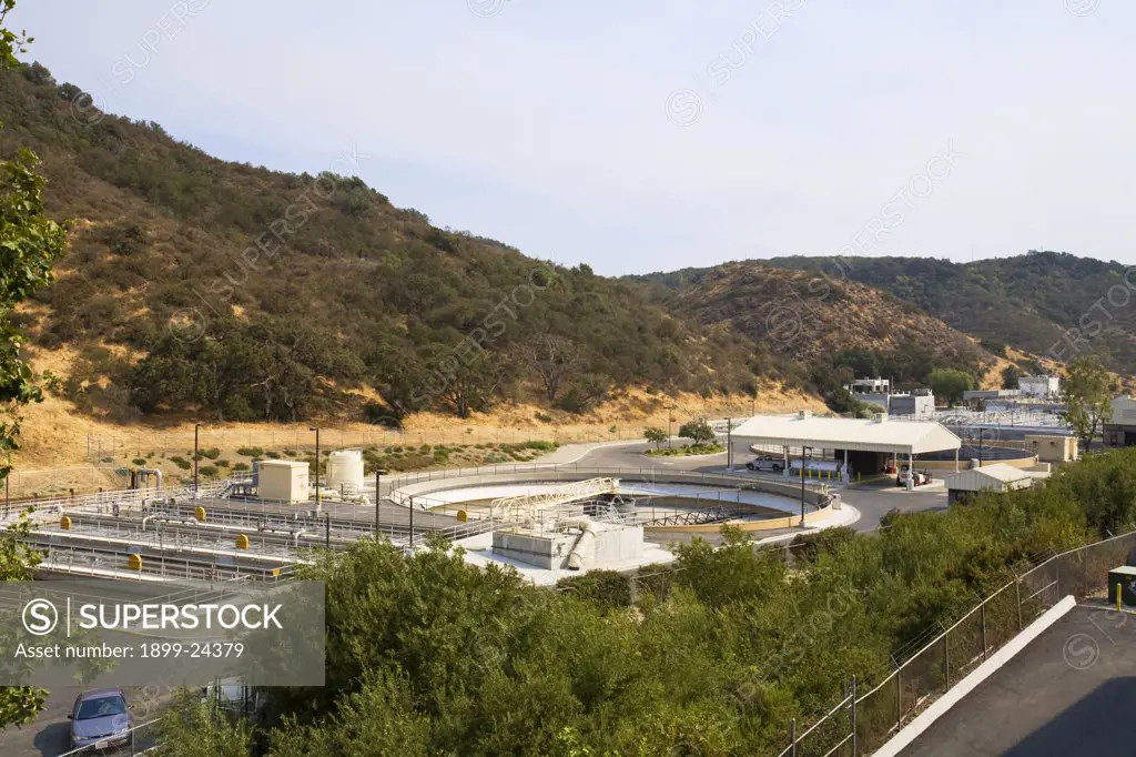 Hill Canyon Wastewater Treatment Plant, Camarillo, Ventura County, California, USA. 