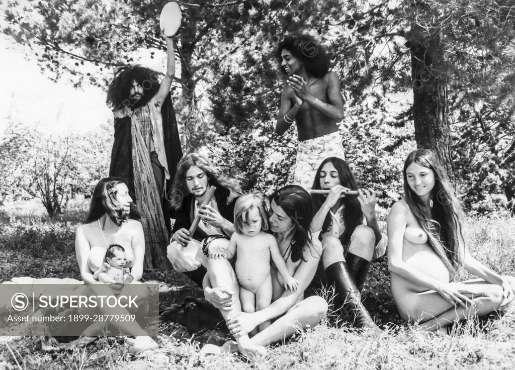 Hippies community, 70's 