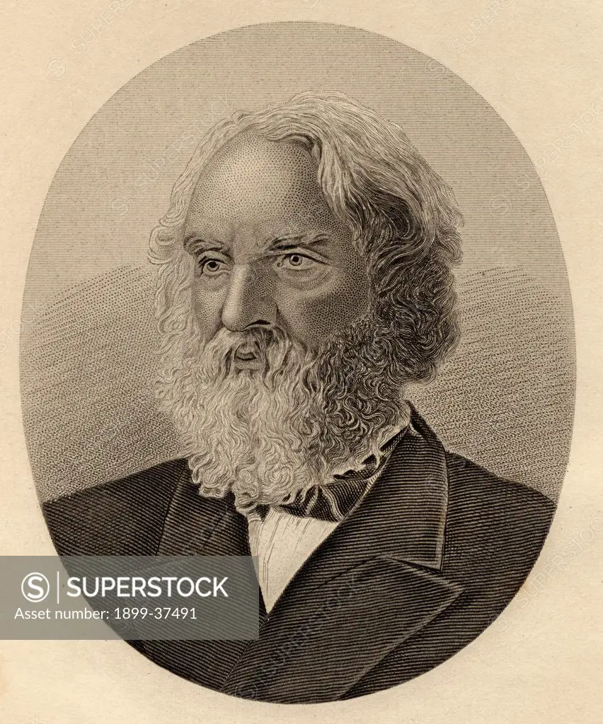 Henry Wadsworth Longfellow, (1807-1882.), the most popular American poet in the 19th century