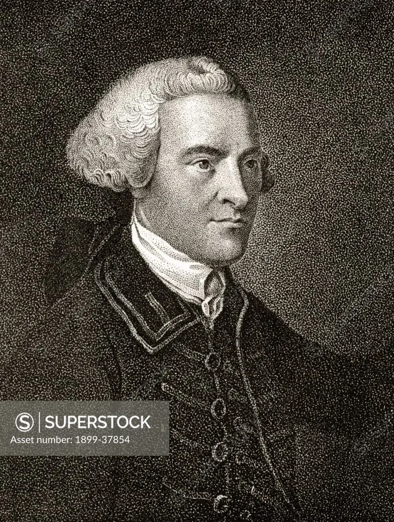 John Hancock 1737 to 1793 American statesman and Founding Father A signatory of Declaration of Independence 19th century engraving by J.B. Longacre after a painting by Copley
