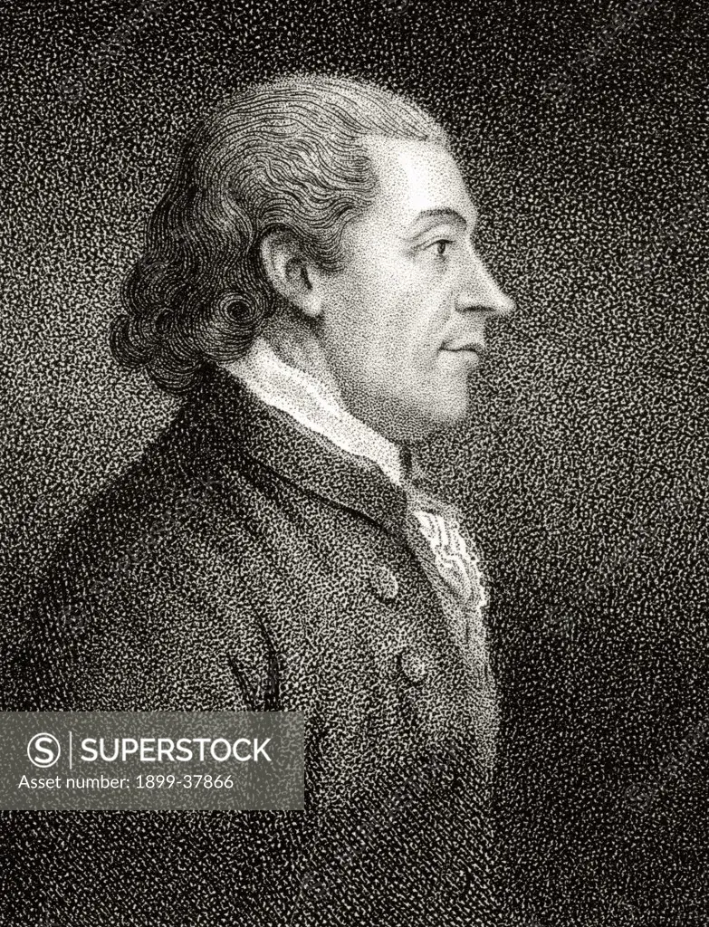 Samuel Huntington 1731 to 1796 American statesman and Founding Father A signatory of Declaration of Independence 19th century engraving by J.B. Longacre