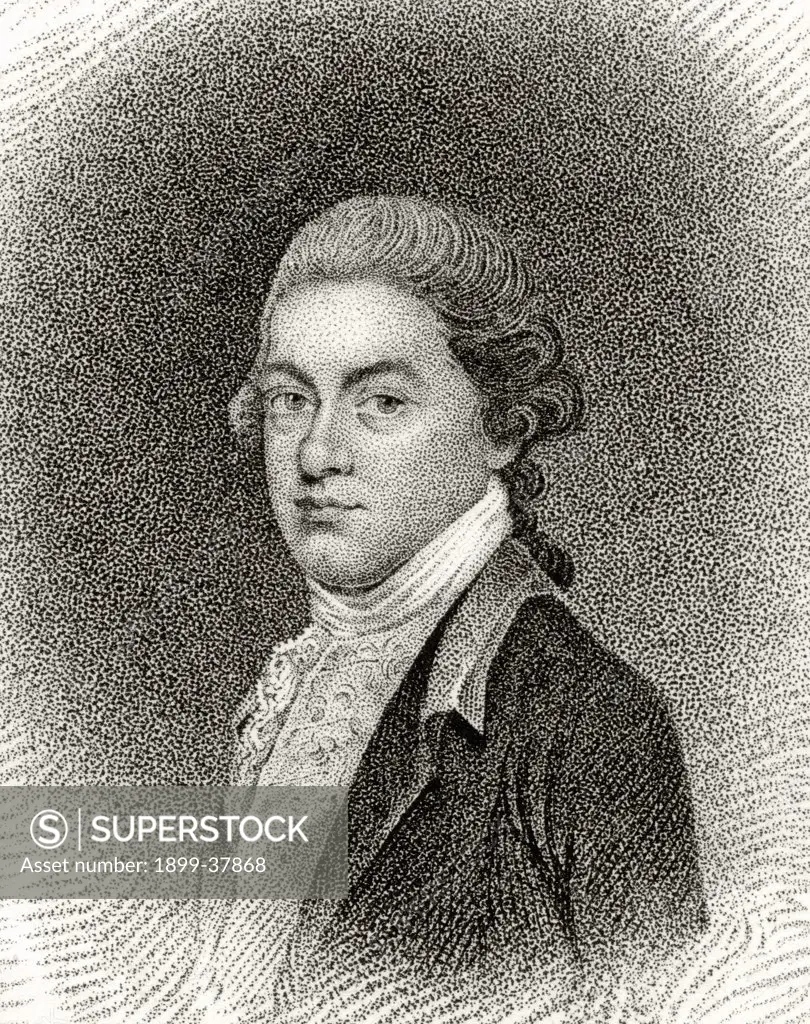Thomas Lynch Jr 1749 to 1779 American statesman and Founding Father A signatory of Declaration of Independence 19th century engraving by J.B. Longacre from an enamel painting