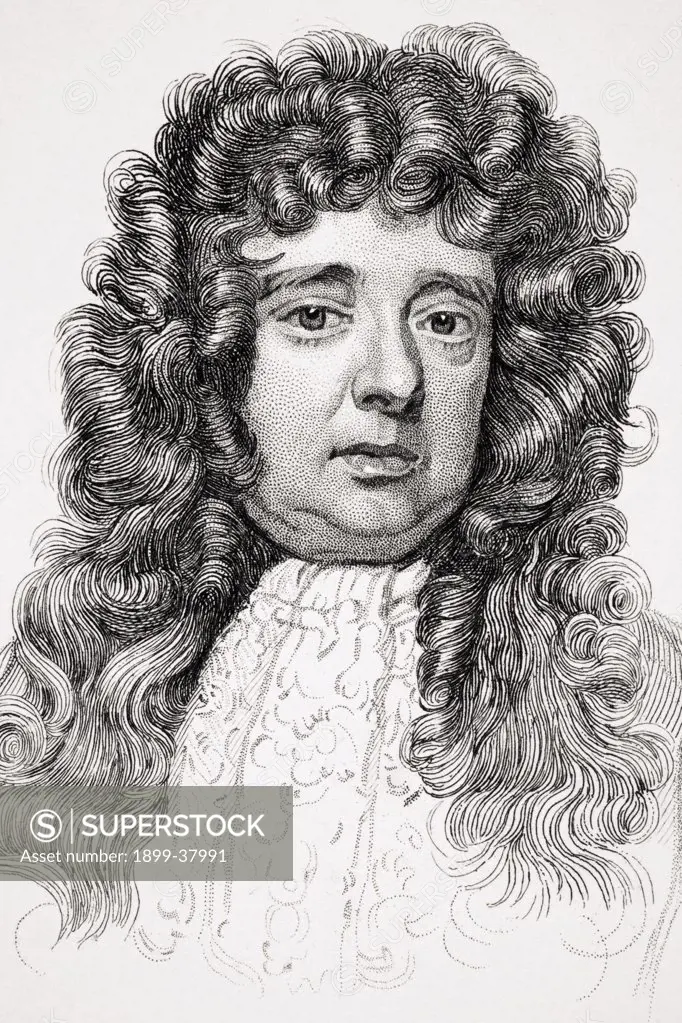 Sir William Petty 1623 -1687 English economist scientist and philosopher From Old England's Worthies by Lord Brougham and others published London circa 1880's