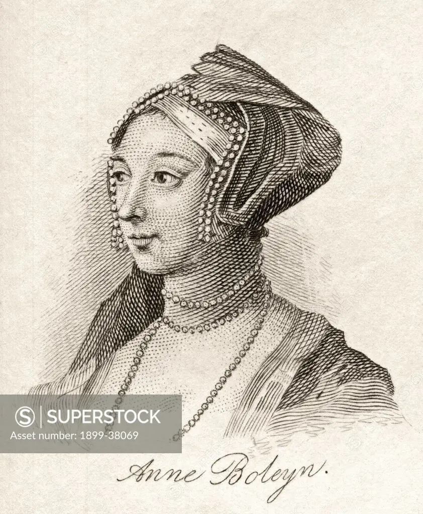 Anne Boleyn also spelled Bullen 1507-1536 English queen Second wife of Henry VIII From the book Crabbs Historical Dictionary published 1825