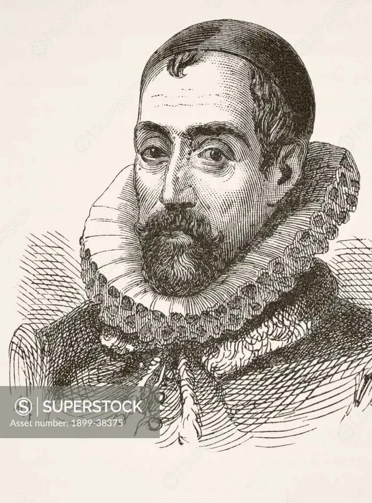 Sir Francis Walsingham 1532 to 1590. English statesman and intelligence chief for Queen Elizabeth I. From The National and Domestic History of England by William Aubrey published London circa 1890