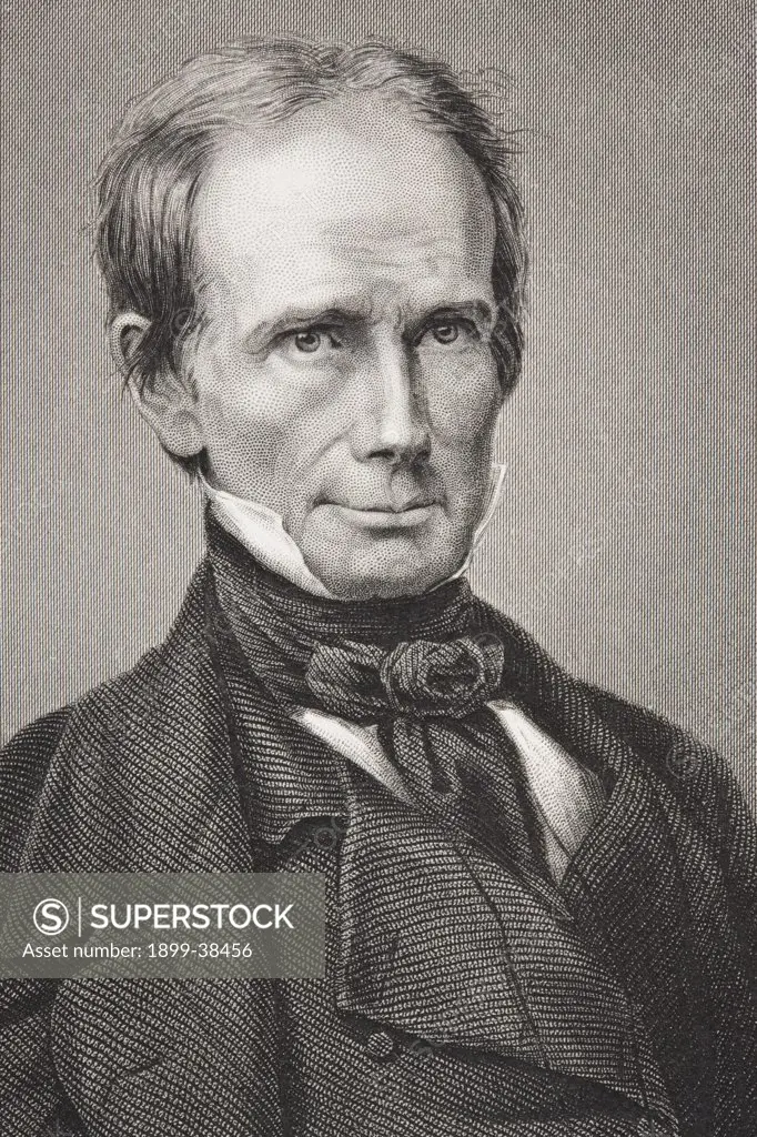 Henry Clay 1777 - 1852. American statesman and orator. From the book Gallery of Historical Portraits published c.1880.