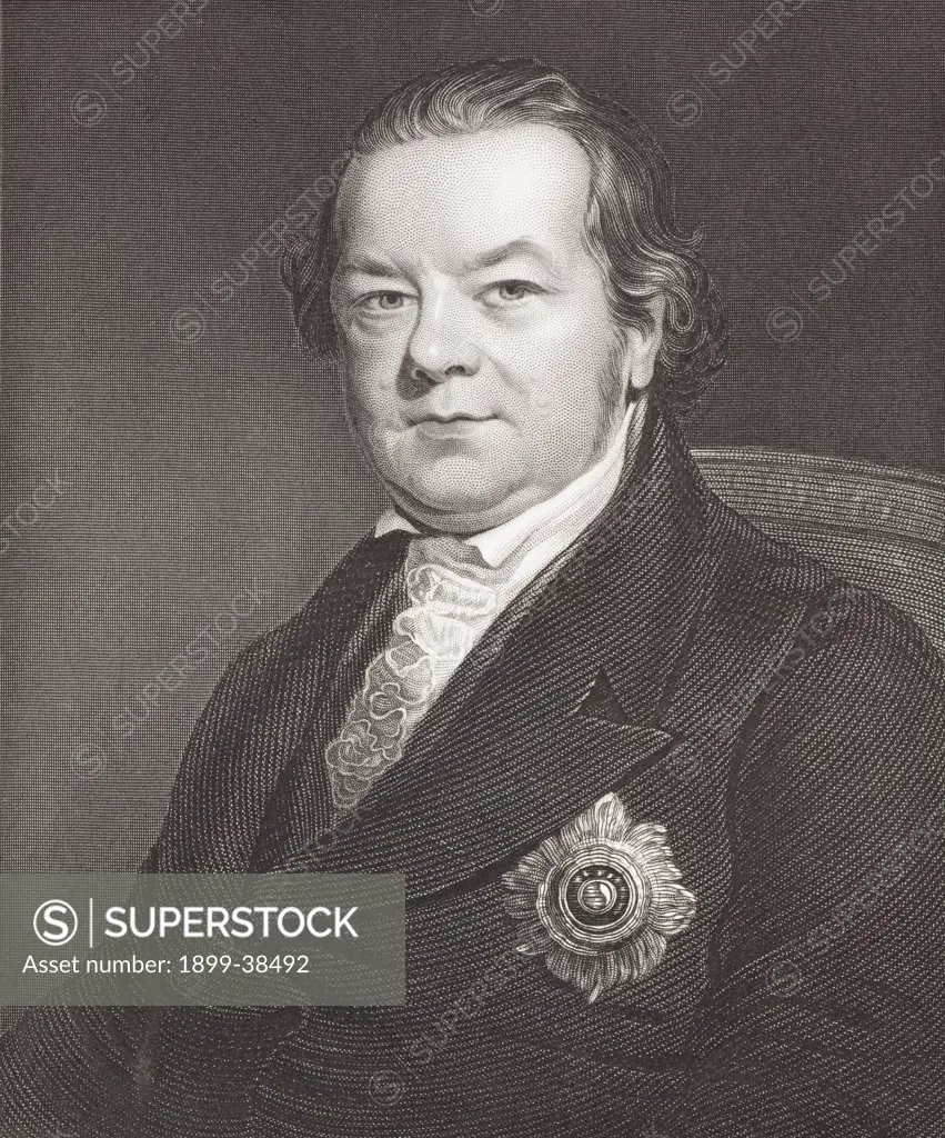 Charles Theophilus Metcalfe, 1st Baron Metcalfe 1785 - 1846. Indian and colonial administrator. From the book Gallery of Historical Portraits published c.1880.