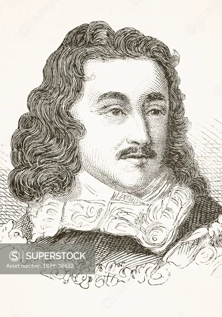 George Monck, 1st Duke of Albemarle 1608 to 1670. English soldier and politician. From The National and Domestic History of England by William Aubrey published London circa 1890