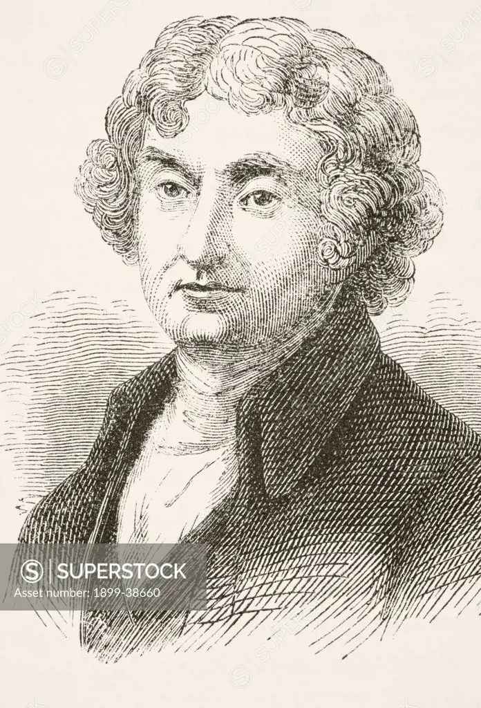 Thomas Jefferson 1743 - 1826. Third president of the United States and a Founding Father. From The National and Domestic History of England by William Aubrey published London circa 1890