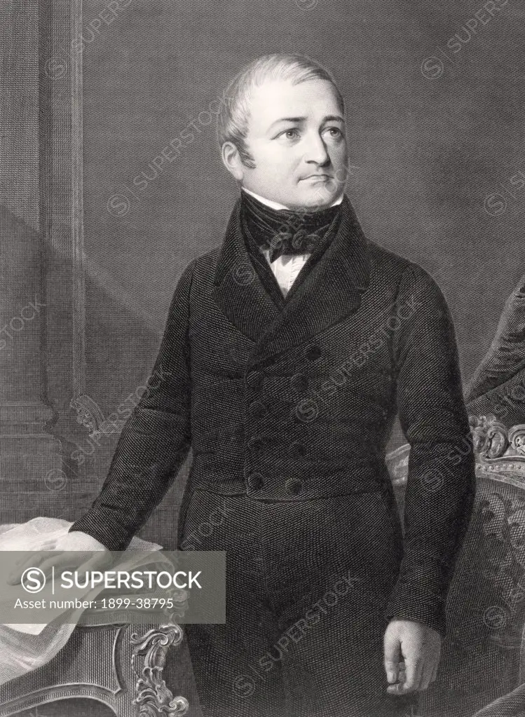 Marie Joseph Louis Adolphe Thiers 1797 to 1877 French statesman journalist and historian From a 19th century print