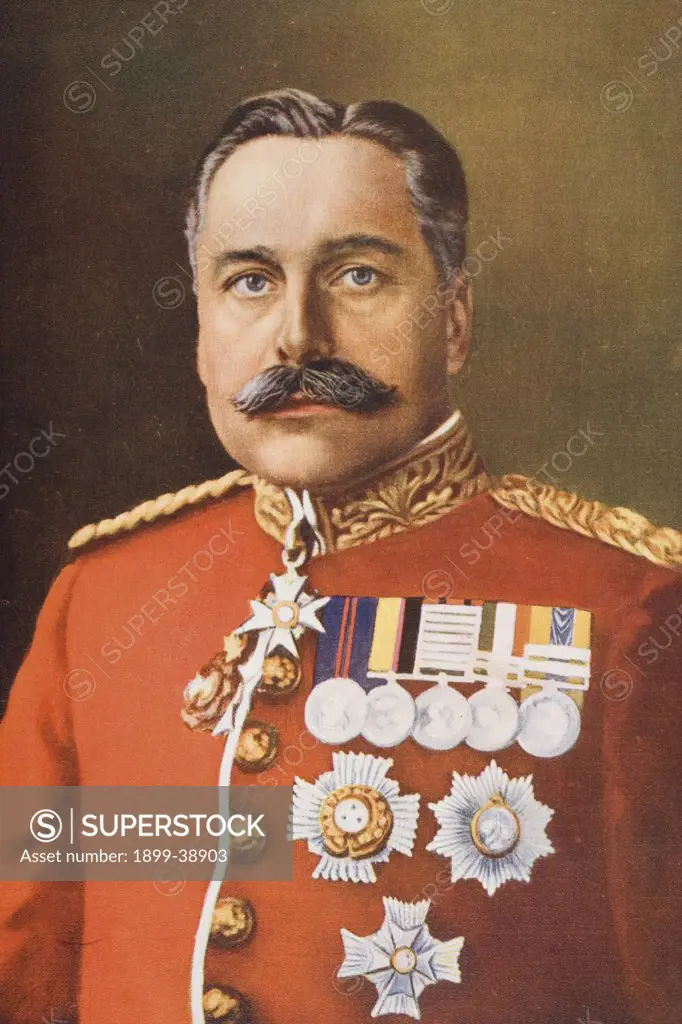 General Sir Douglas Haig, 1861-1928. Field Marshal, Commander British Expeditionary Force. From a photograph by J. Russell and sons.