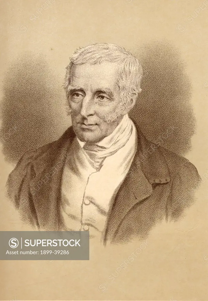 Arthur Wellesley,Duke of Wellington, 1769 - 1852. English Field Marshall. From the daguerrotype by Claudet.