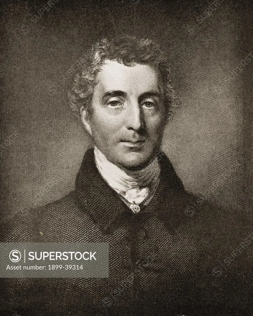 Arthur Wellesley, Duke of Wellington, 1769 - 1852. From an engraving after a painting by G. Hayter.