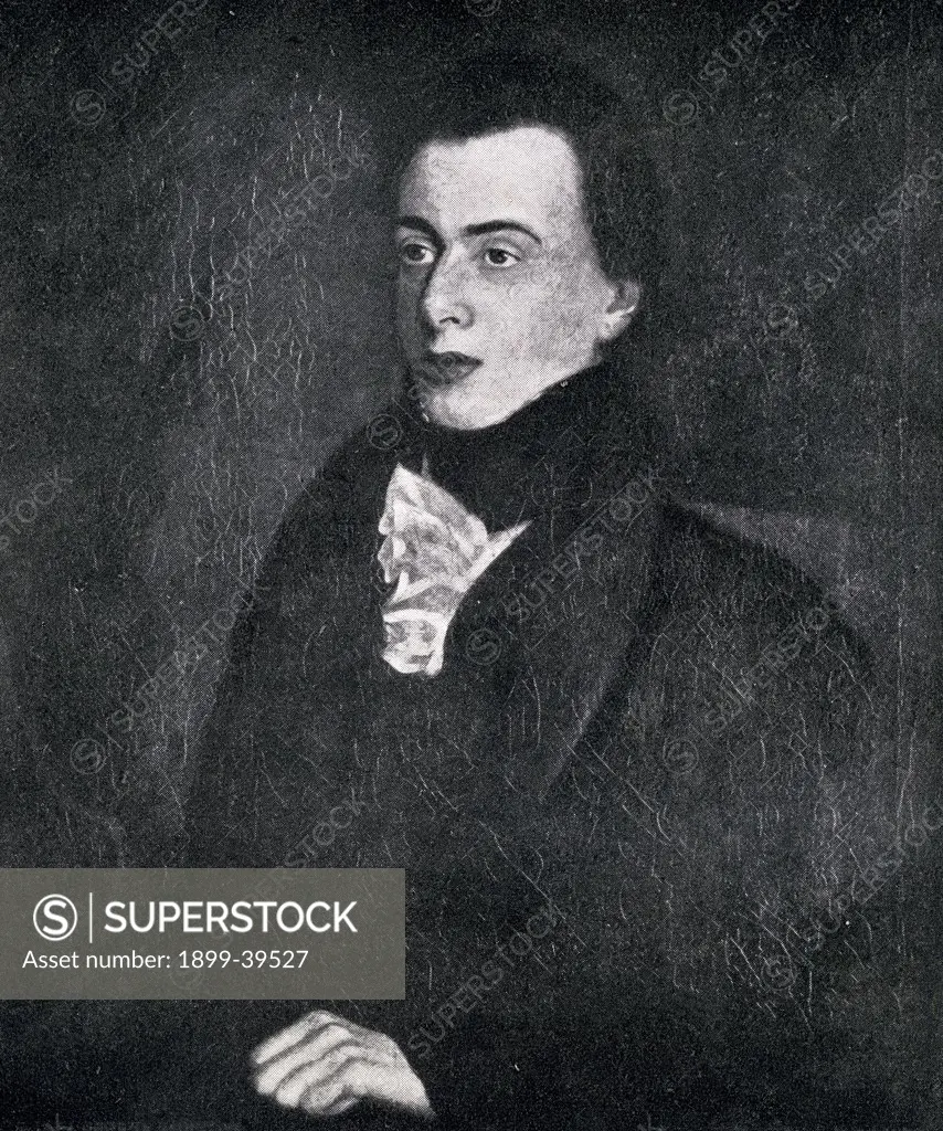 George Borrow,1803-1881. English writer and traveller. From the painting by John Borrow 