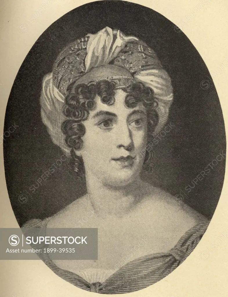 Madame de Stael (Anne-Louise-Germaine Necker) Baroness de Stael-Holstein,1766 - 1817. Author and political propagandist