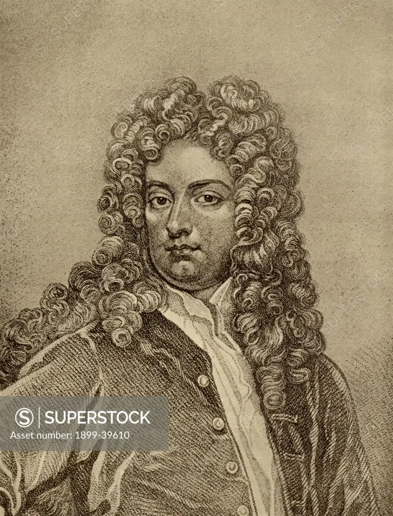 Joseph Addison, 1672-1719. English essayist, poet and statesman.From the book ""The Masterpiece Library of Short Stories, English, Volume 7""
