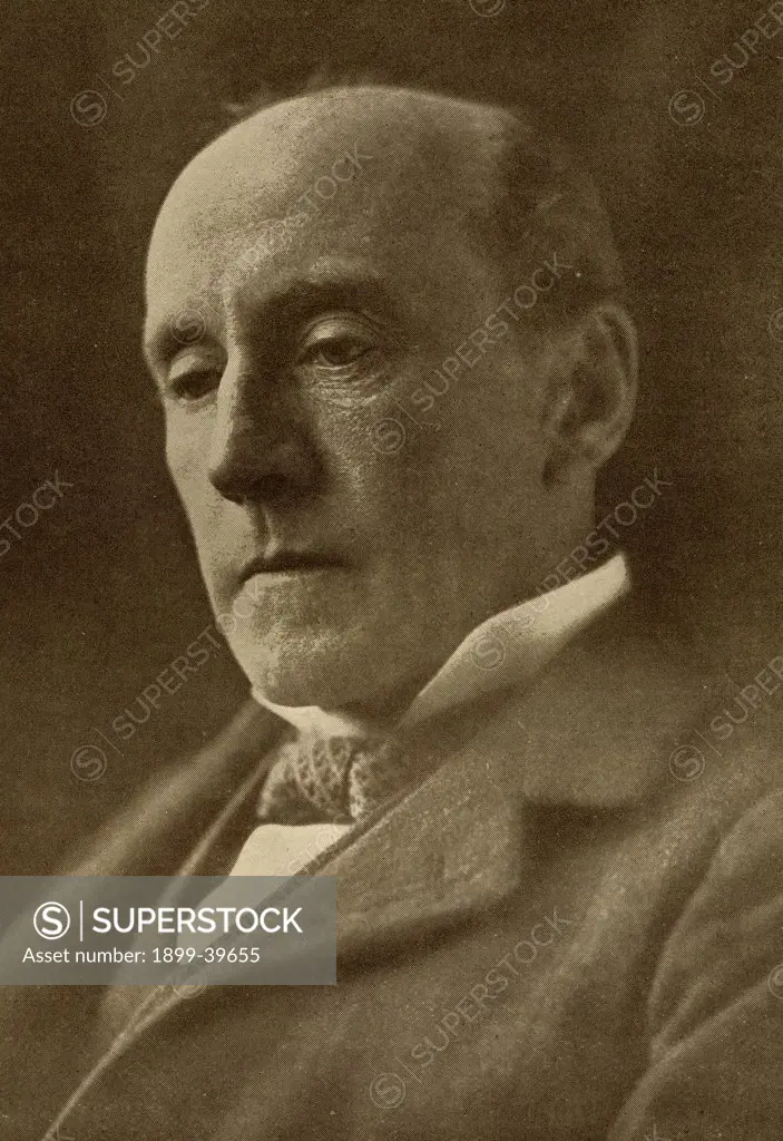 Sir Anthony Hope Hawkins, 1863-1933. English novelist. From the book ""The Masterpiece Library of Short Stories, English, Volume 9""