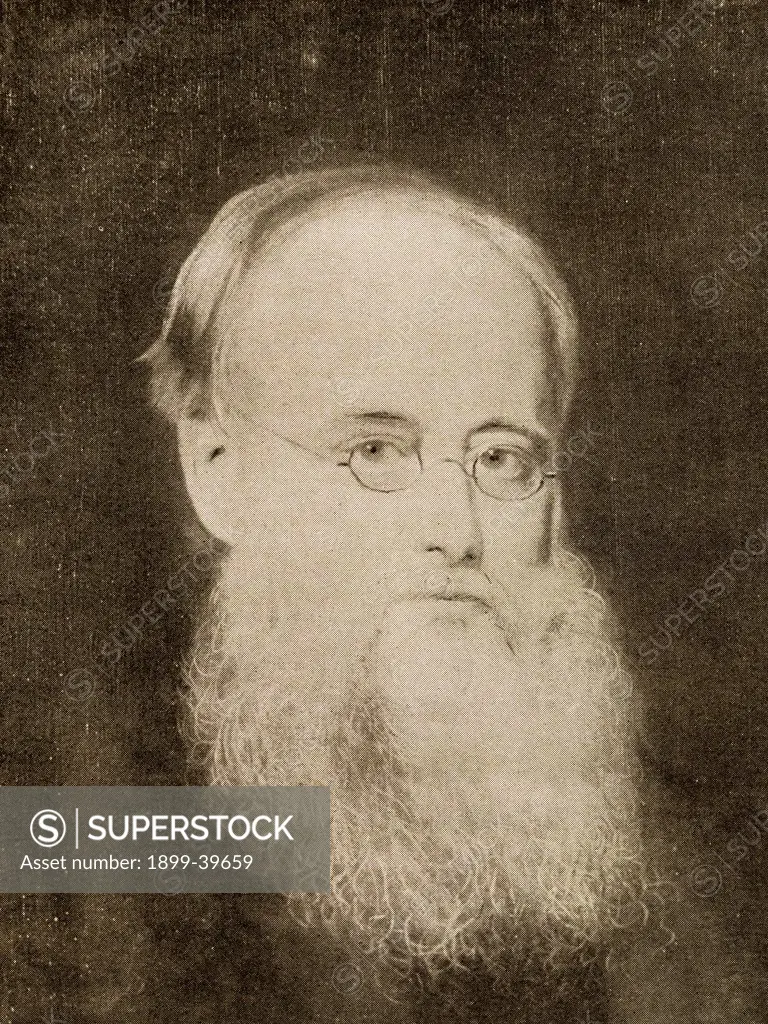 Wilkie Collins, 1824-1889 English writer. From the book ""The Masterpiece Library of Short Stories, English, Volume 8""