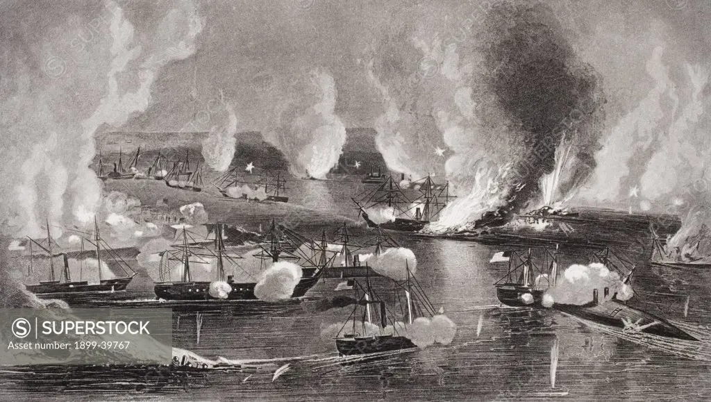 Capture of Forts Jackson and St Phillip Louisiana 1862