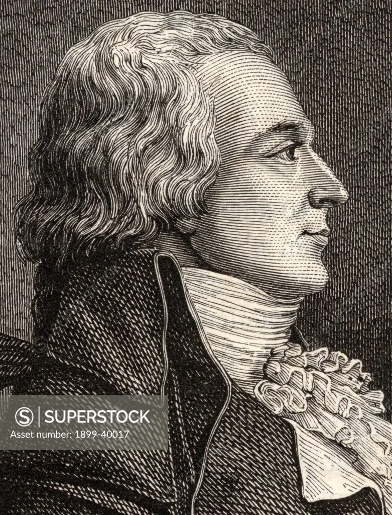 Claude Bazire, 1764-1794,French lawyer and deputy for the Cote d'Or in the Legislative Assembly.